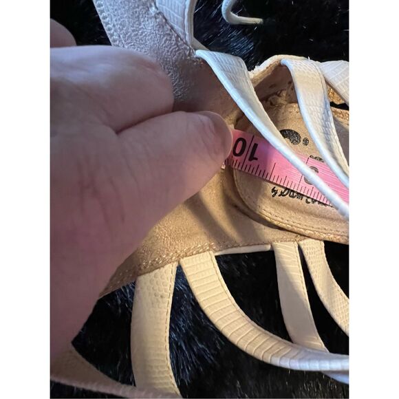 Sam Edelman gladiator cream sandals sz 9.5 - Picture 5 of 5